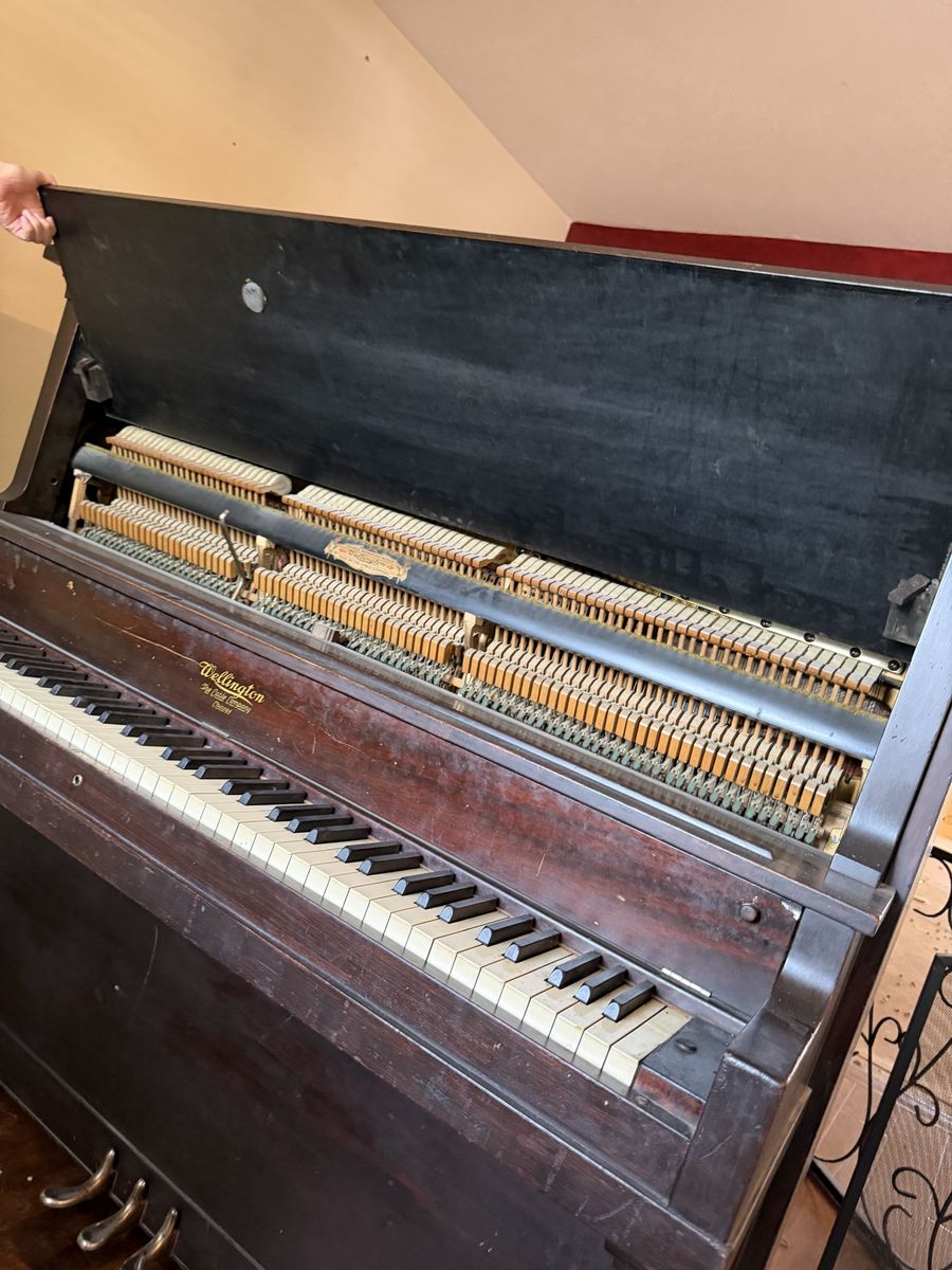 Vintage Wellington by The Cable Company Upright Piano