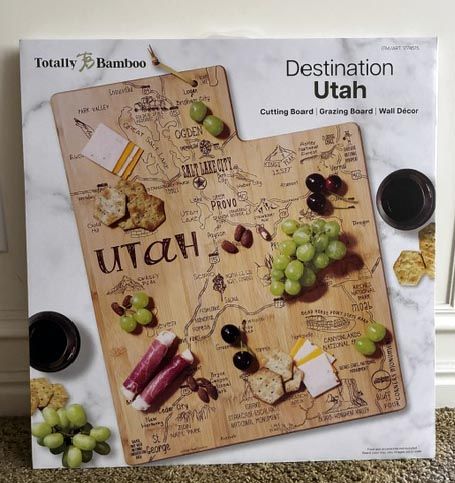 Totally Bamboo Destination Utah Cutting Board