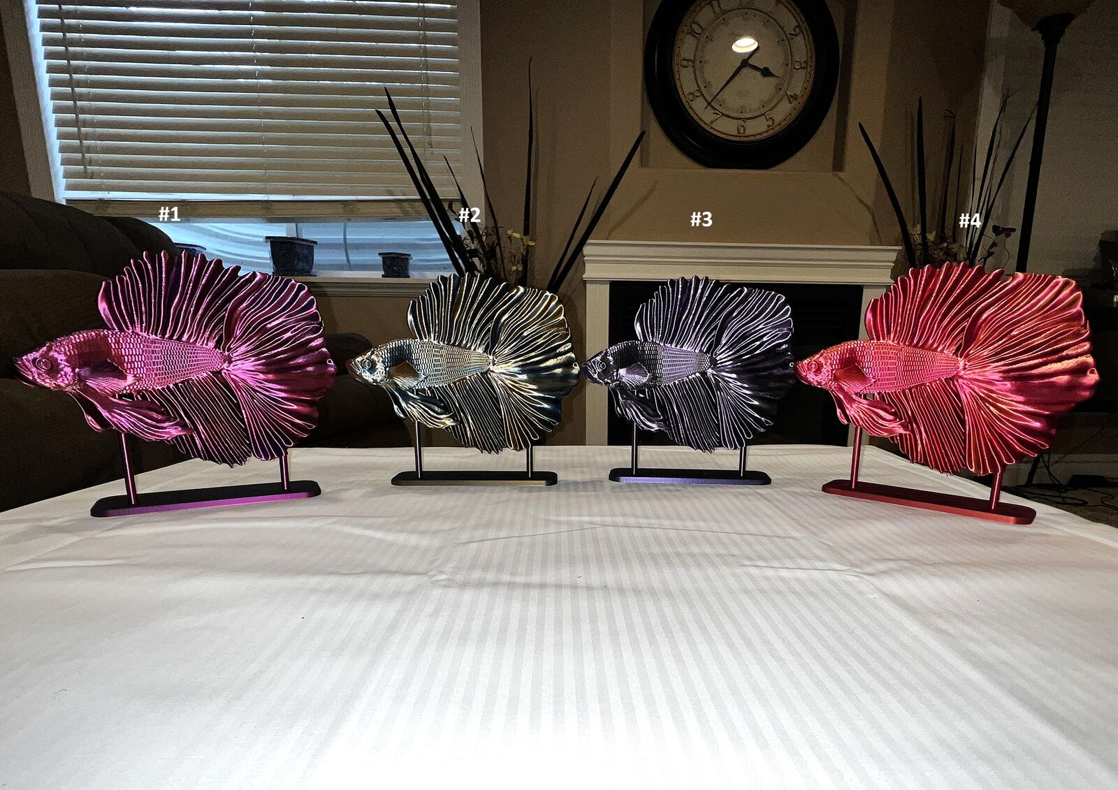Beta Fish Decor - 3D Silk Printed