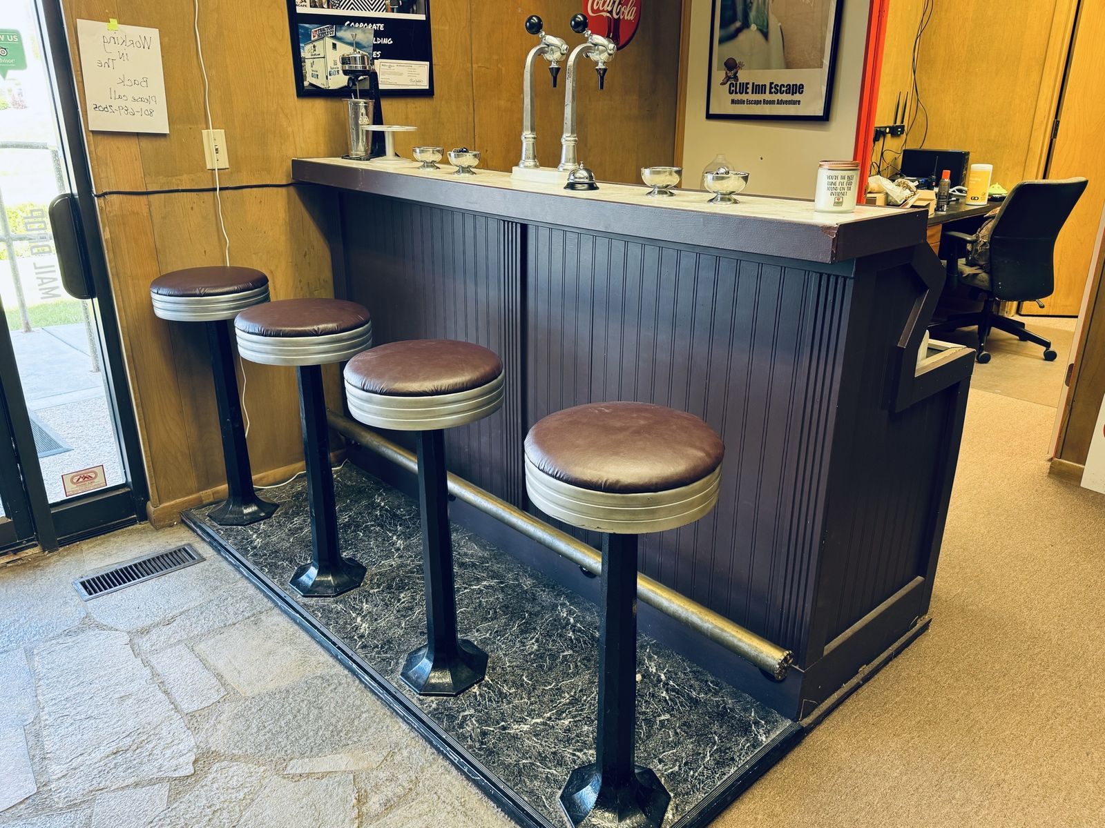 Antique Soda Jerk Bar