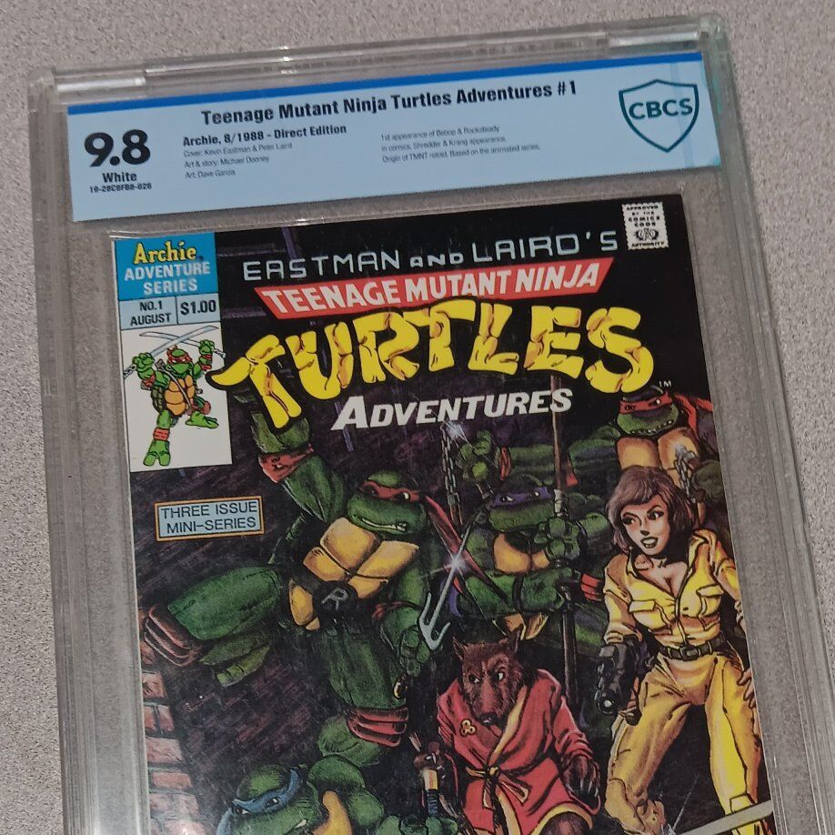 9.8 graded tmnt comic