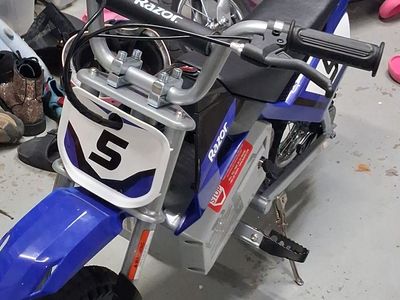 Razor electric dirtbike for kids BIGGER OR BETTER