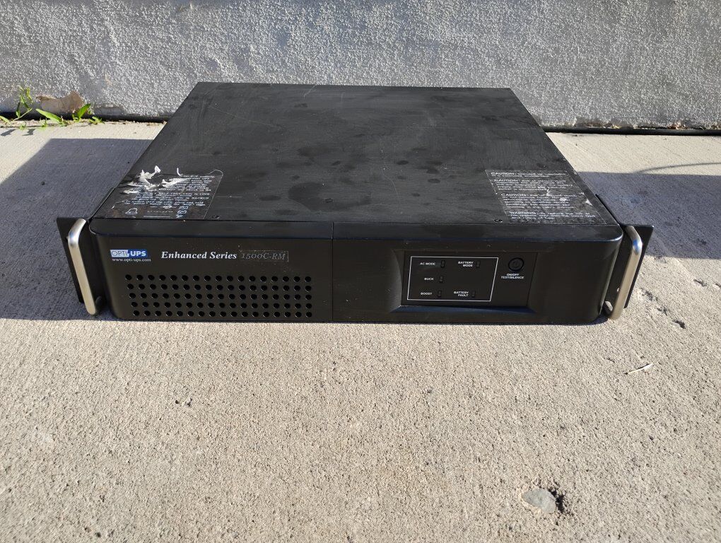 Rack Mount UPS Enhanced Series 1500C-RM Opti-UPS