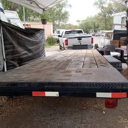 8 x 20 basically new great towing, hauling trailer