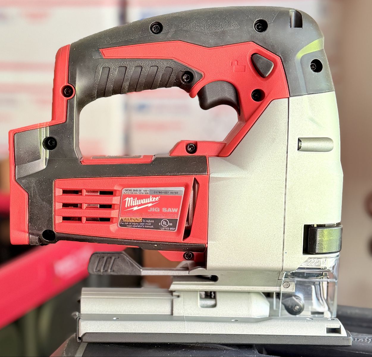 New lowered price! Milwaukee 2645-20 18V Cordless Jig Saw Bare Tool