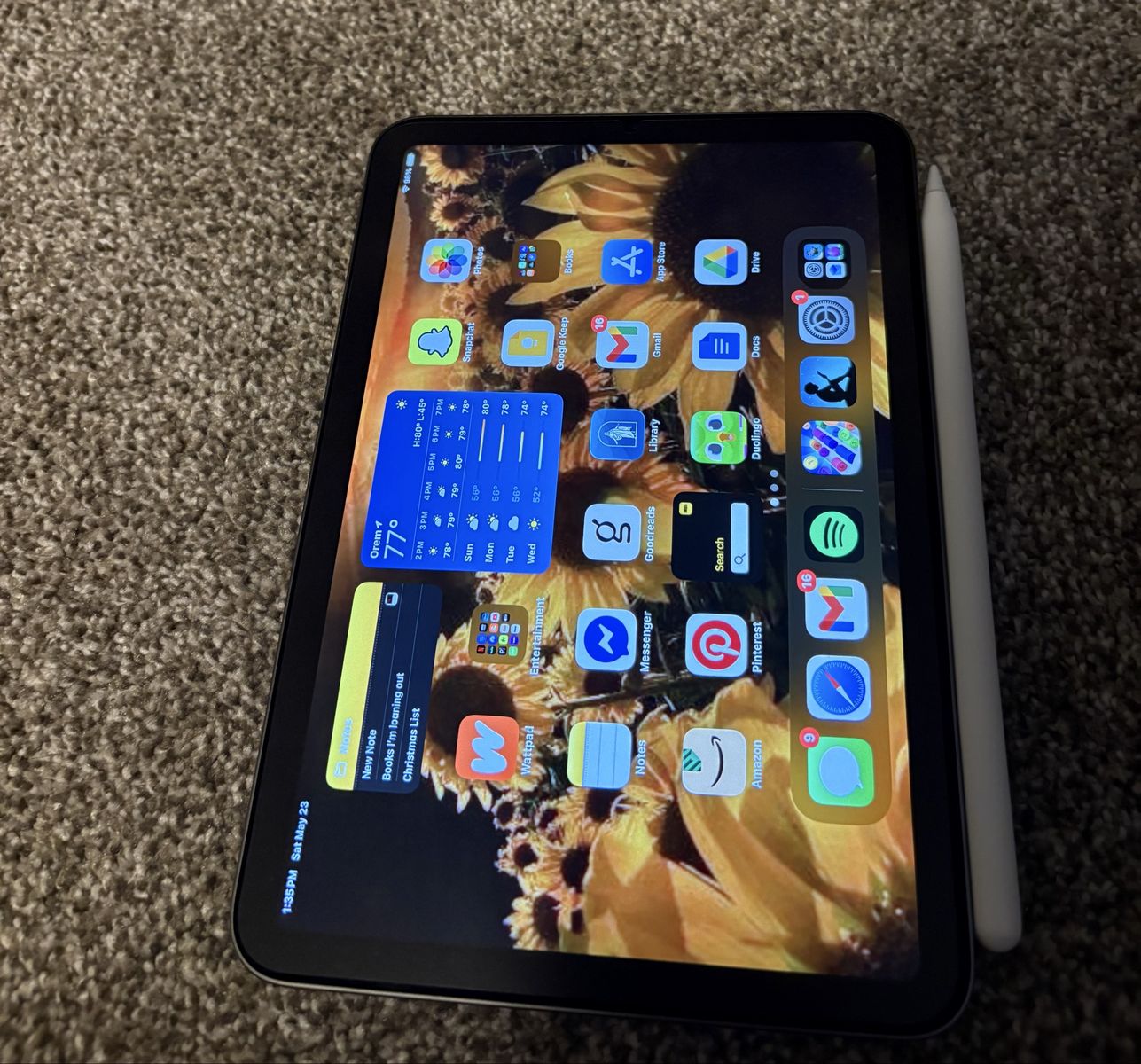 iPad mini 6th gen. 256 GB w/2nd gen Apple Pencil