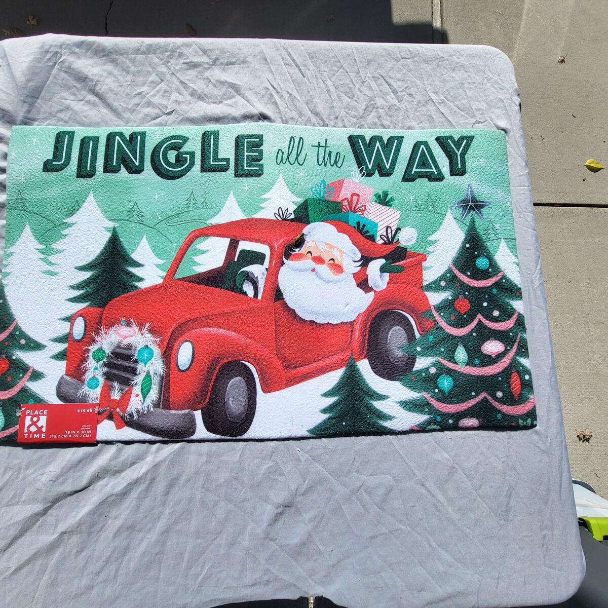 Jingle All The Way floor mat/rug