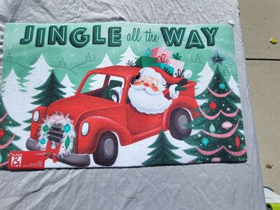 Jingle All The Way floor mat/rug