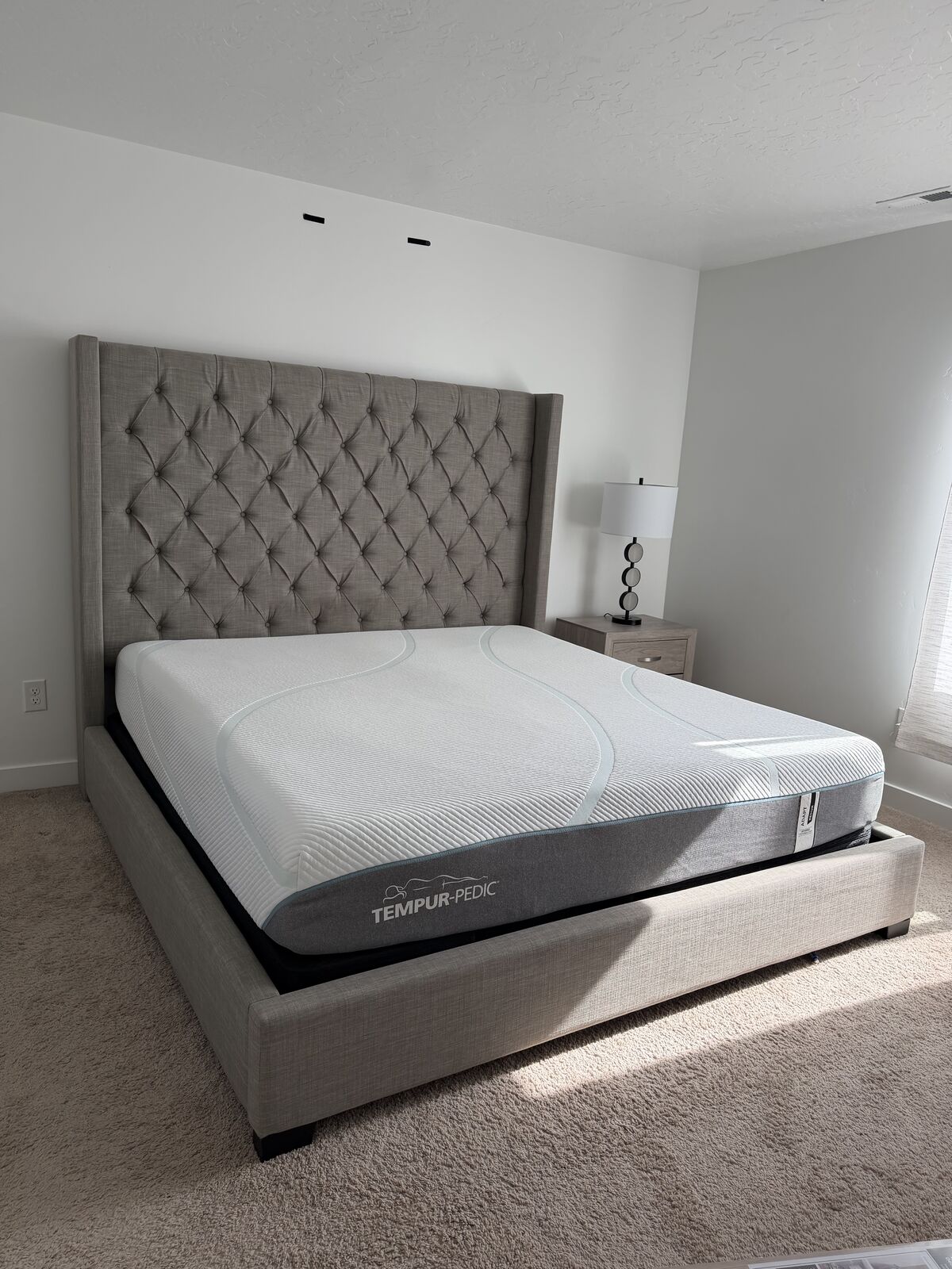 Upholstered King Bed Frame