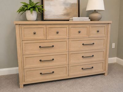 Brand New Wood Dresser - RC Willey soft close