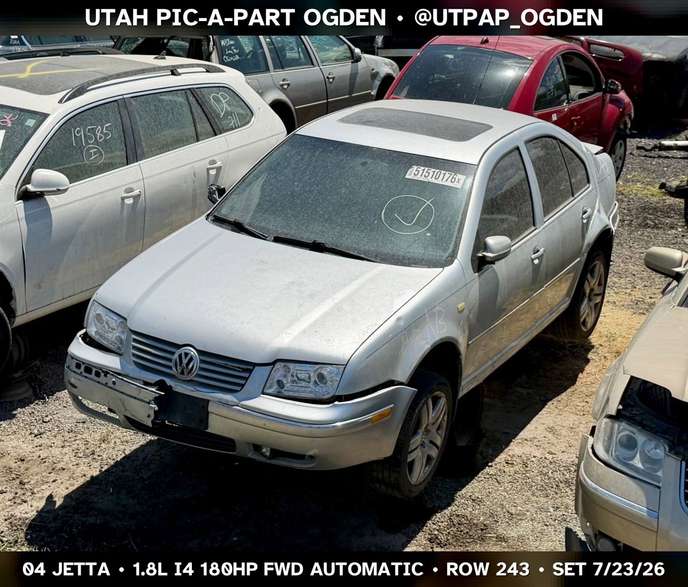 New Arrival - 2004 Volkswagen Jetta Mk4 Parts - UTPAP Ogden