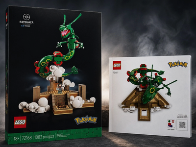 LEGO Pokémon Rayquaza 72168 Empty Replacement Box + Instruction Manual ONLY