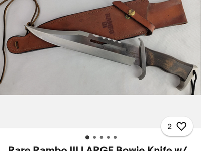 Rambo 3 16"in Hunting Kinfe