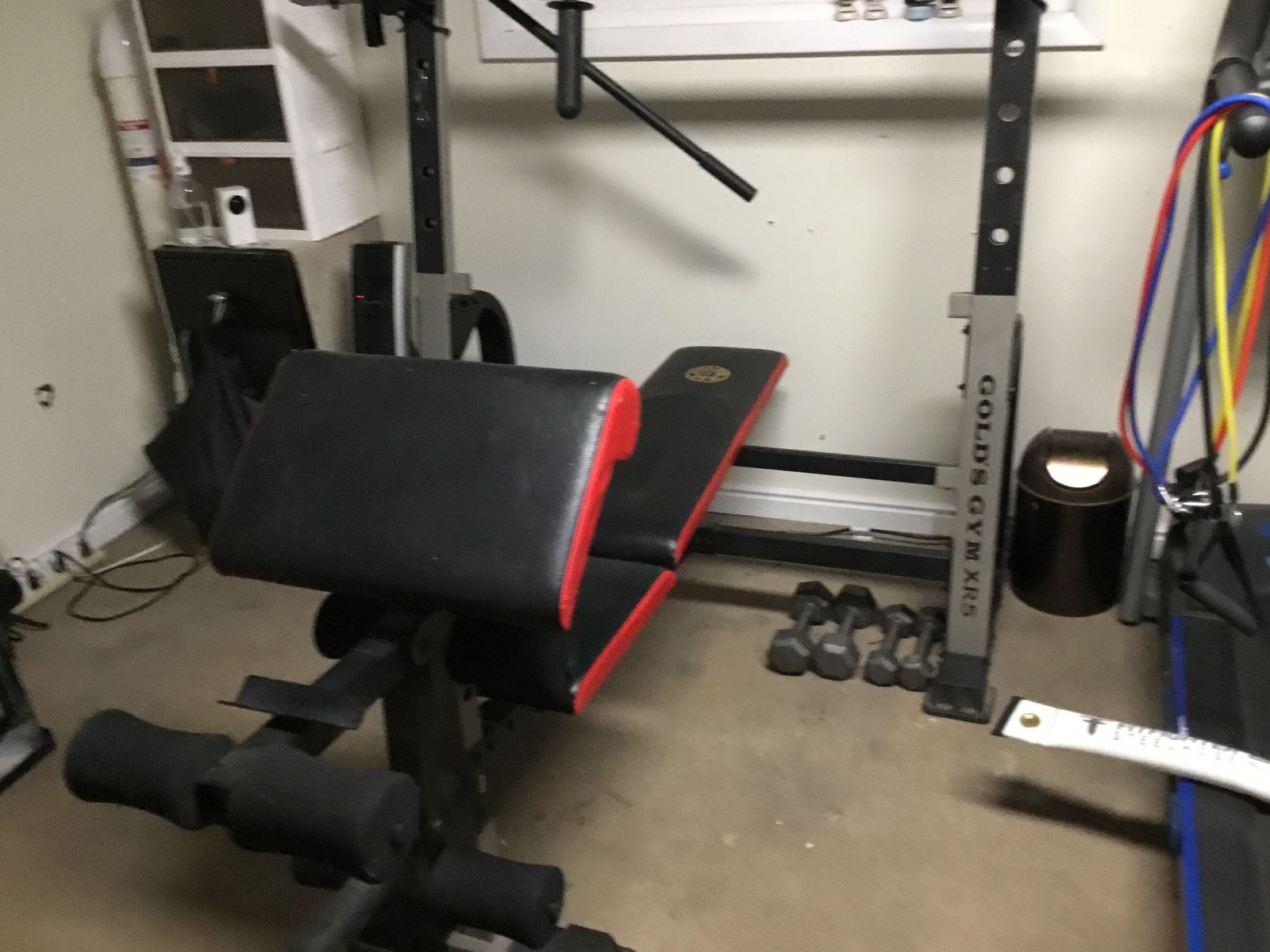 Weight Bench and Weights