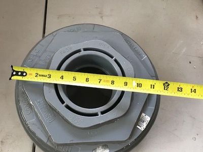 PVC reducer bushing 12" x 4"