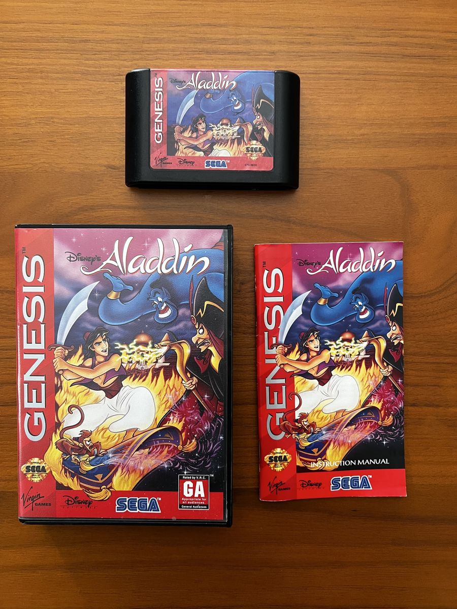 Disney’s Aladdin Sega Genesis Complete! Must own