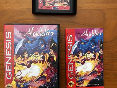 Disney’s Aladdin Sega Genesis Complete! Must own