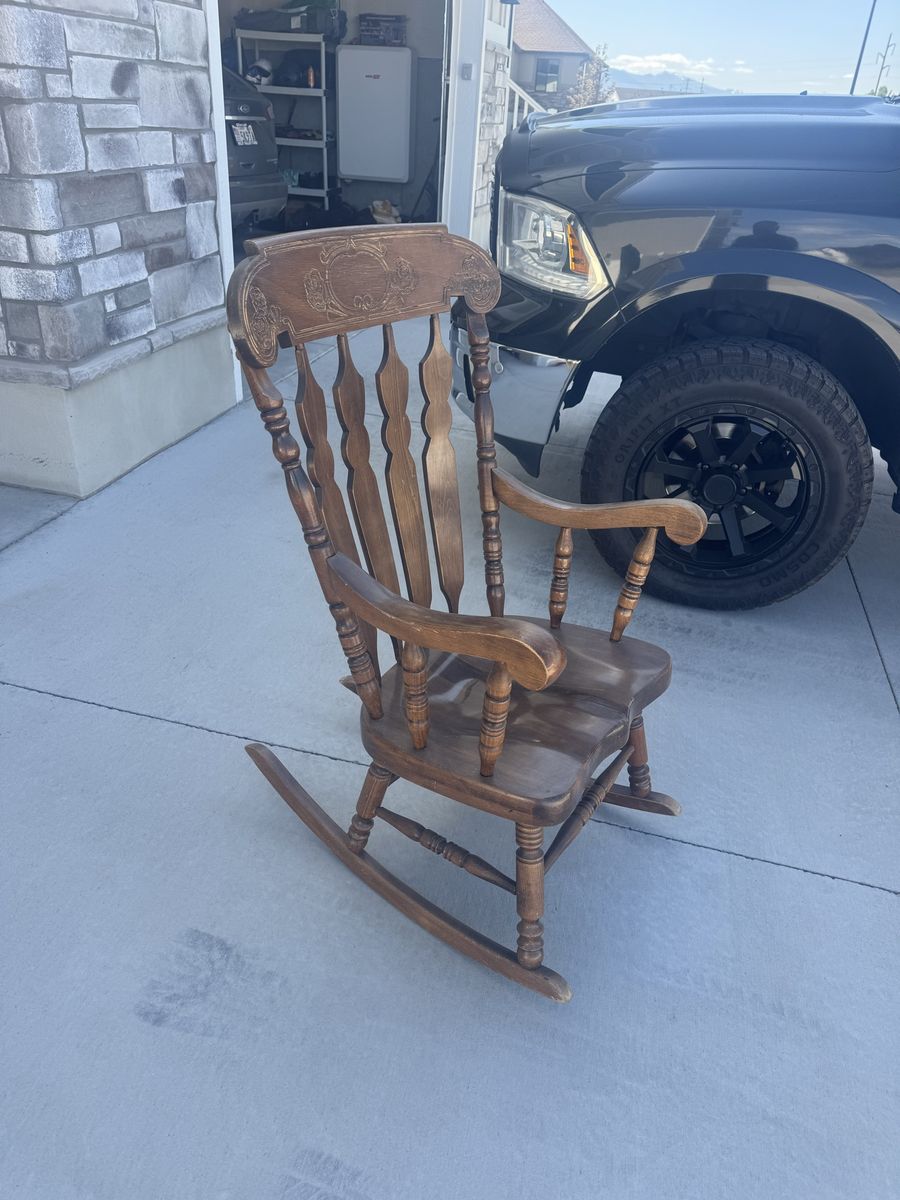 Rocking chair.