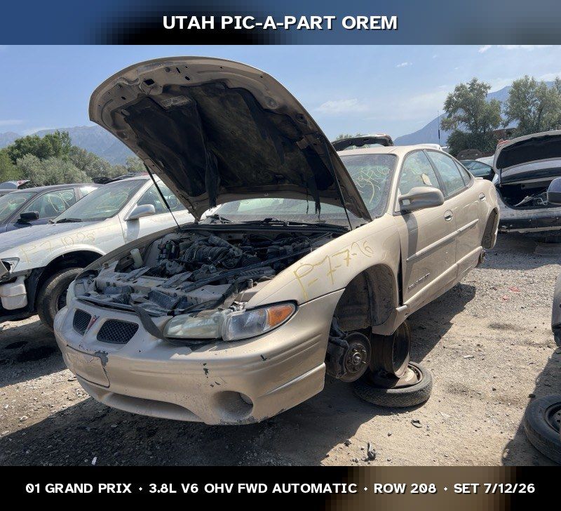 2001 Pontiac Grand Prix Parts - UTPAP Orem