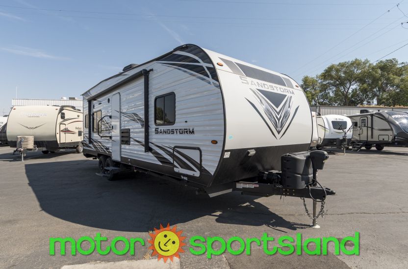 2021 Forest River Sandstorm T251SLC Toy Hauler Garage