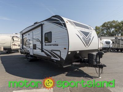 2021 Forest River Sandstorm T251SLC Toy Hauler Garage