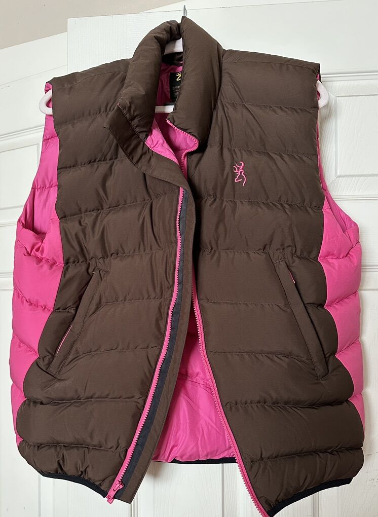 Vest, Down Filled, Browning Womens Size Medium