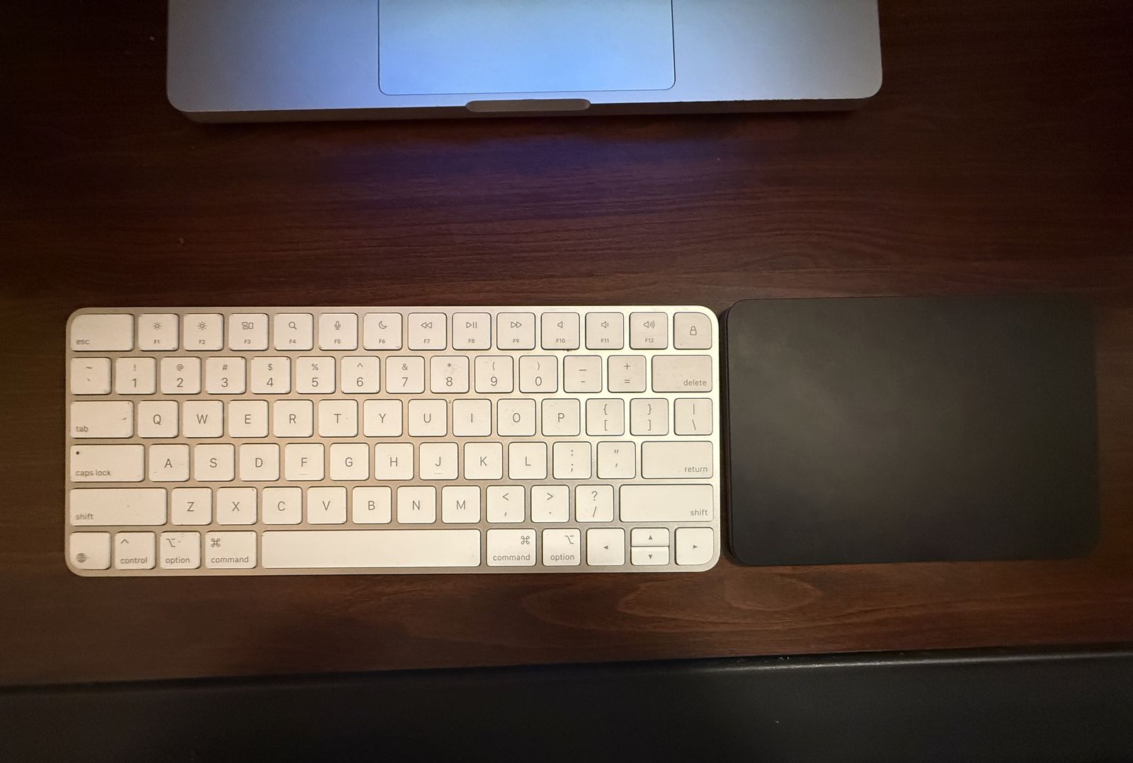 Apple magic keyboard and magic trackpad