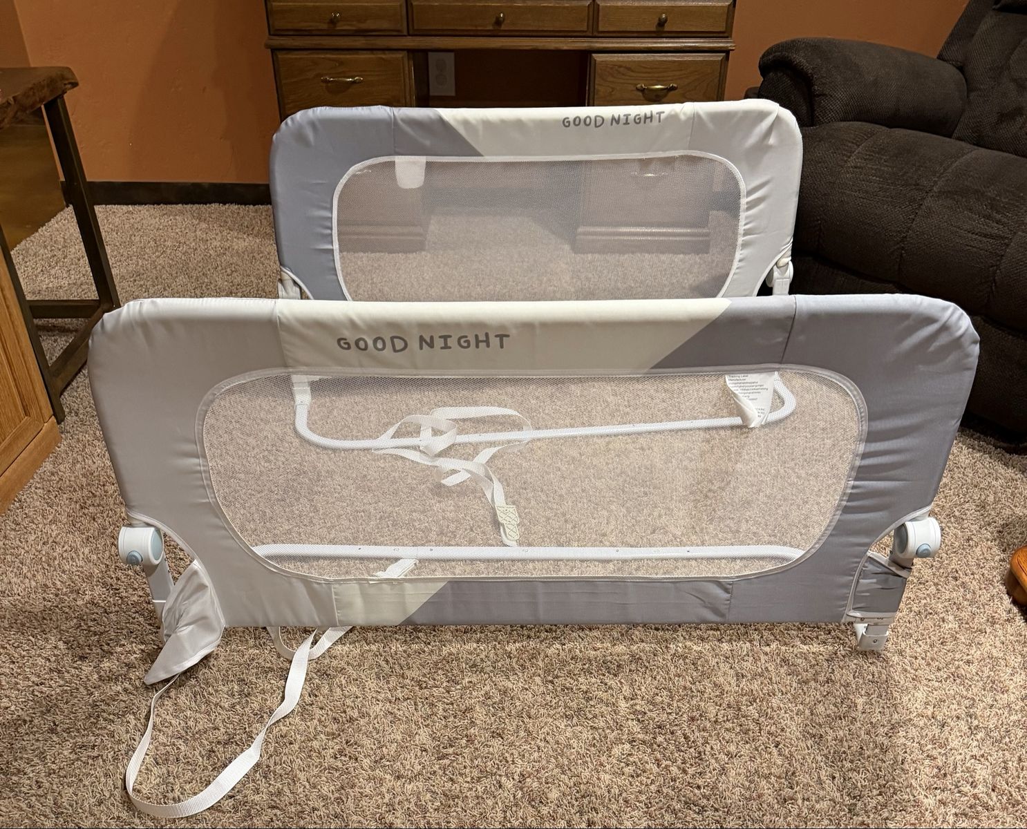 Toddler safety bed rails 