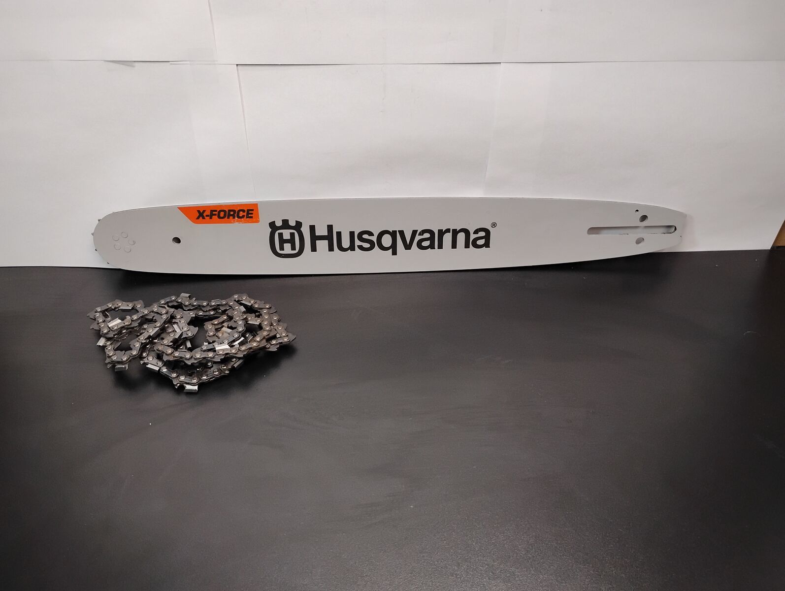 Husqvarna X-Force Chainsaw Guide Bar, 20in. With chain