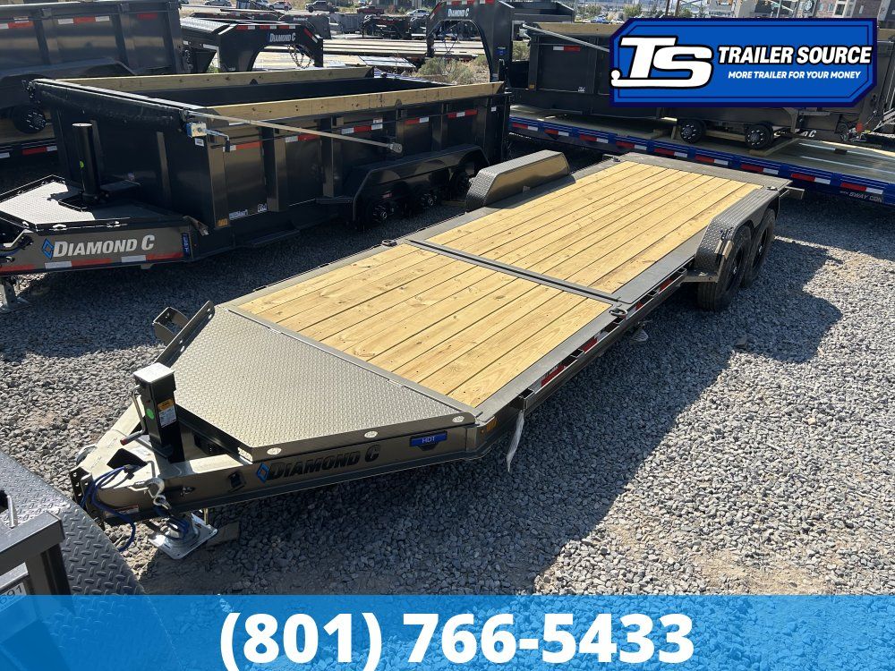 7x22 Diamond C HDT 207 Tilt Trailer - 15.5K GVWR -