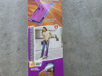 Rejuvenate Click n Clean Multi-Surface Spray Mop Kit with Bonus Grout Brush, All Floors Cleaner Included