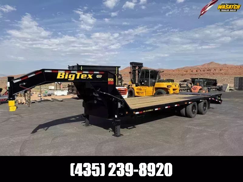 2026 Big Tex Trailers 8.5x25 23.9K Gooseneck Flat