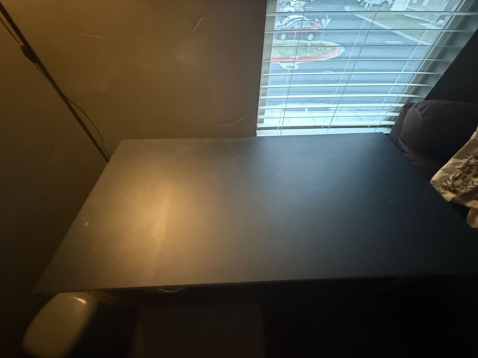 Blue Ikea Table Top Component Desk