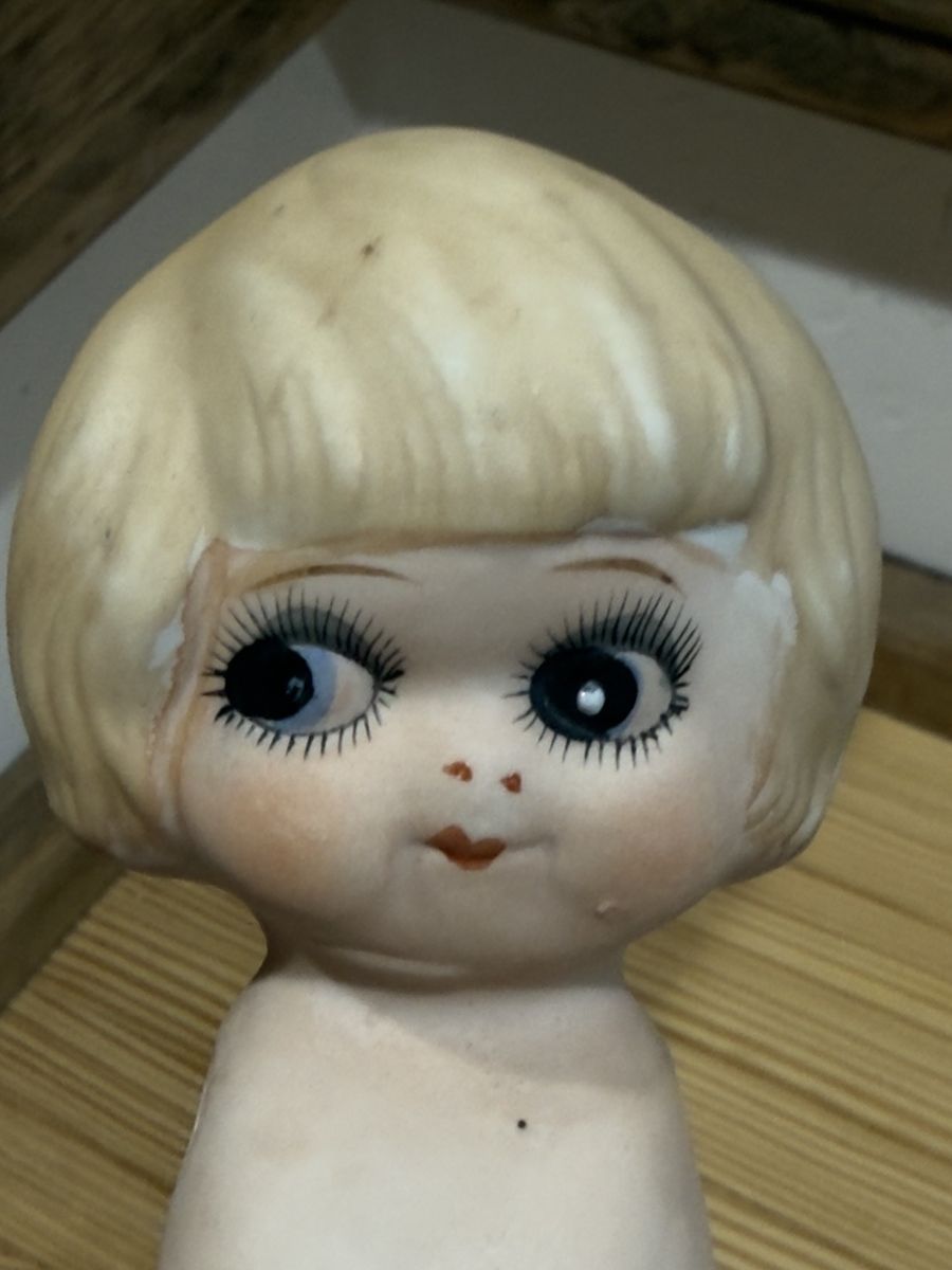 Antique Japan Bisque Googly Eye Doll