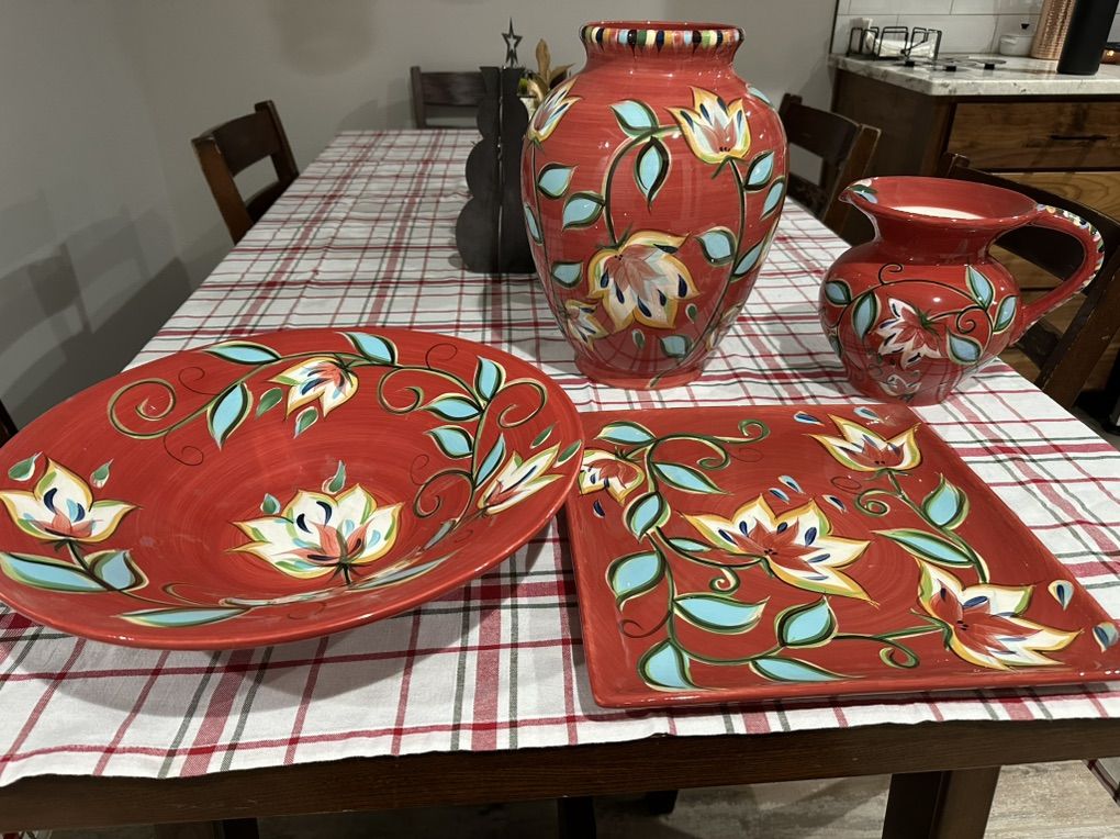 Southern Living at Home Gail Pittman Red Floral