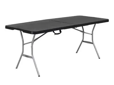 NEW Lifetime 8-Foot Fold-In-Half Table