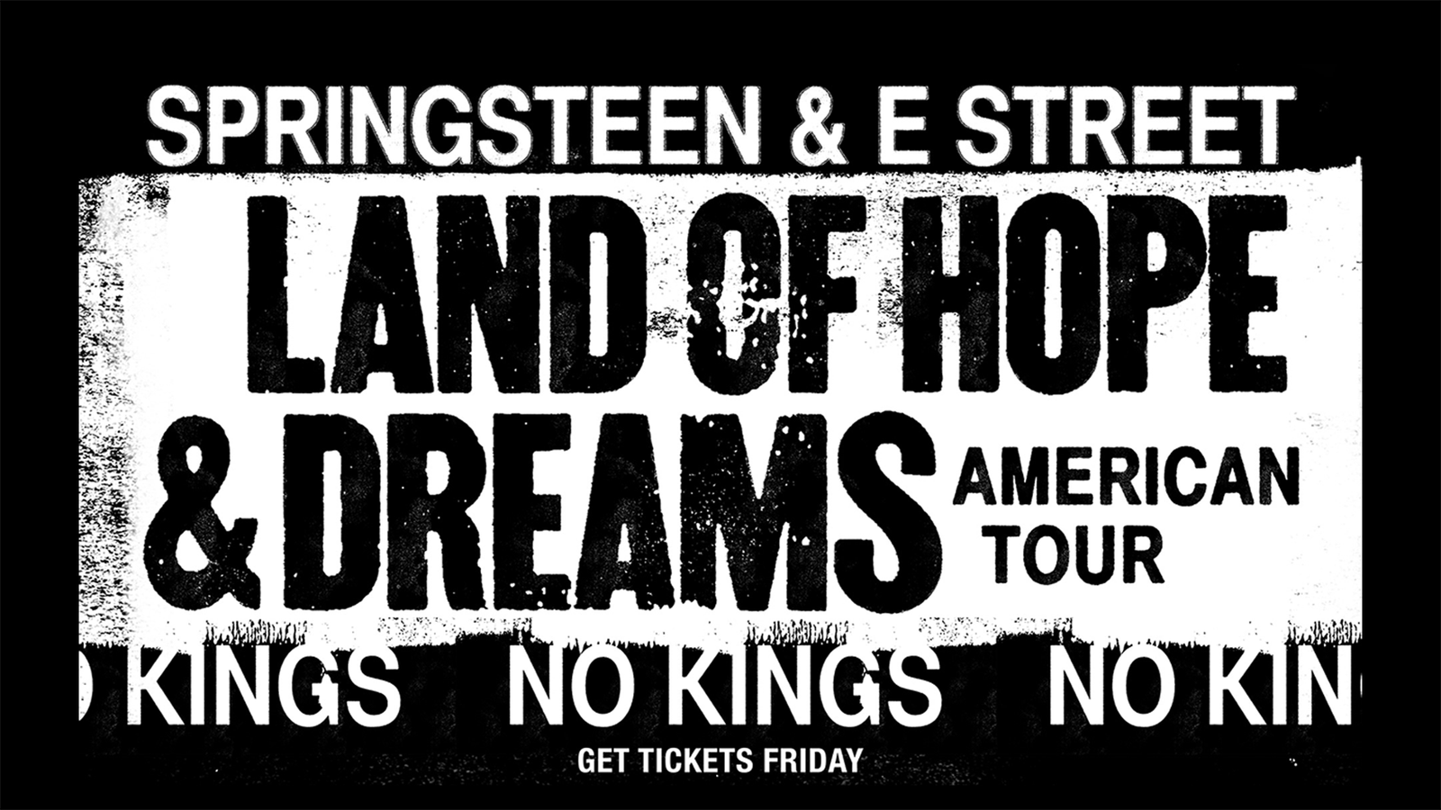 BRUCE SPRINGSTEEN PHOENIX LAND OF HOPE & DREAMS TOUR