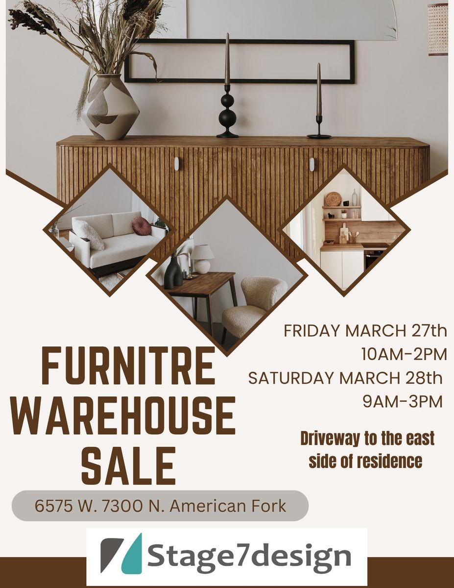 Garage/Warehouse sale Home staging Items