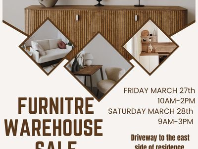 Garage/Warehouse sale Home staging Items