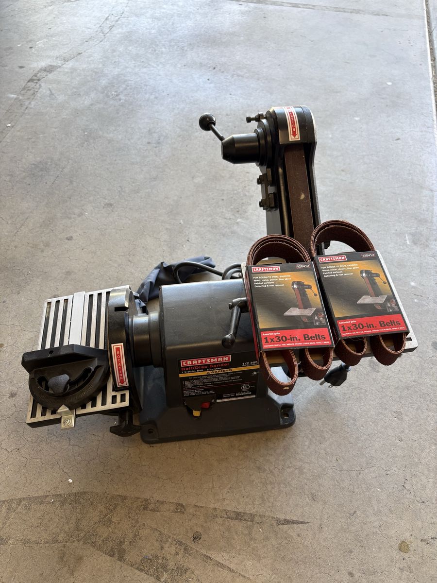 Craftsman 1/2 HP Belt/Disk Sander
