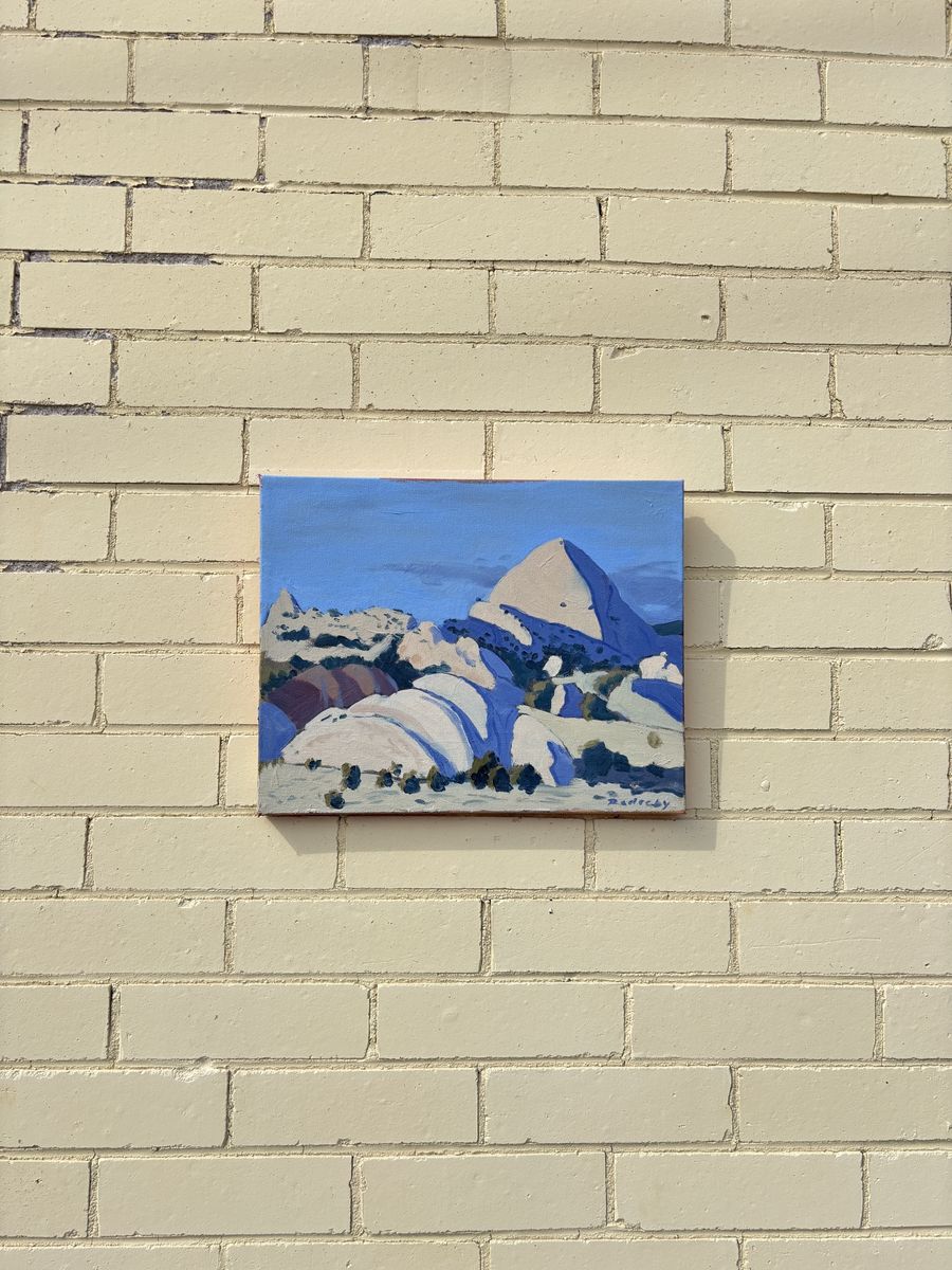 Landscape painting in dinosaur national monument