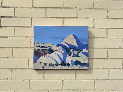 Landscape painting in dinosaur national monument