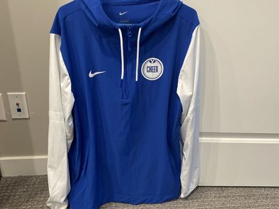 Nike BYU Cheer 1/4 Zip Pullover Hoodie - Large
