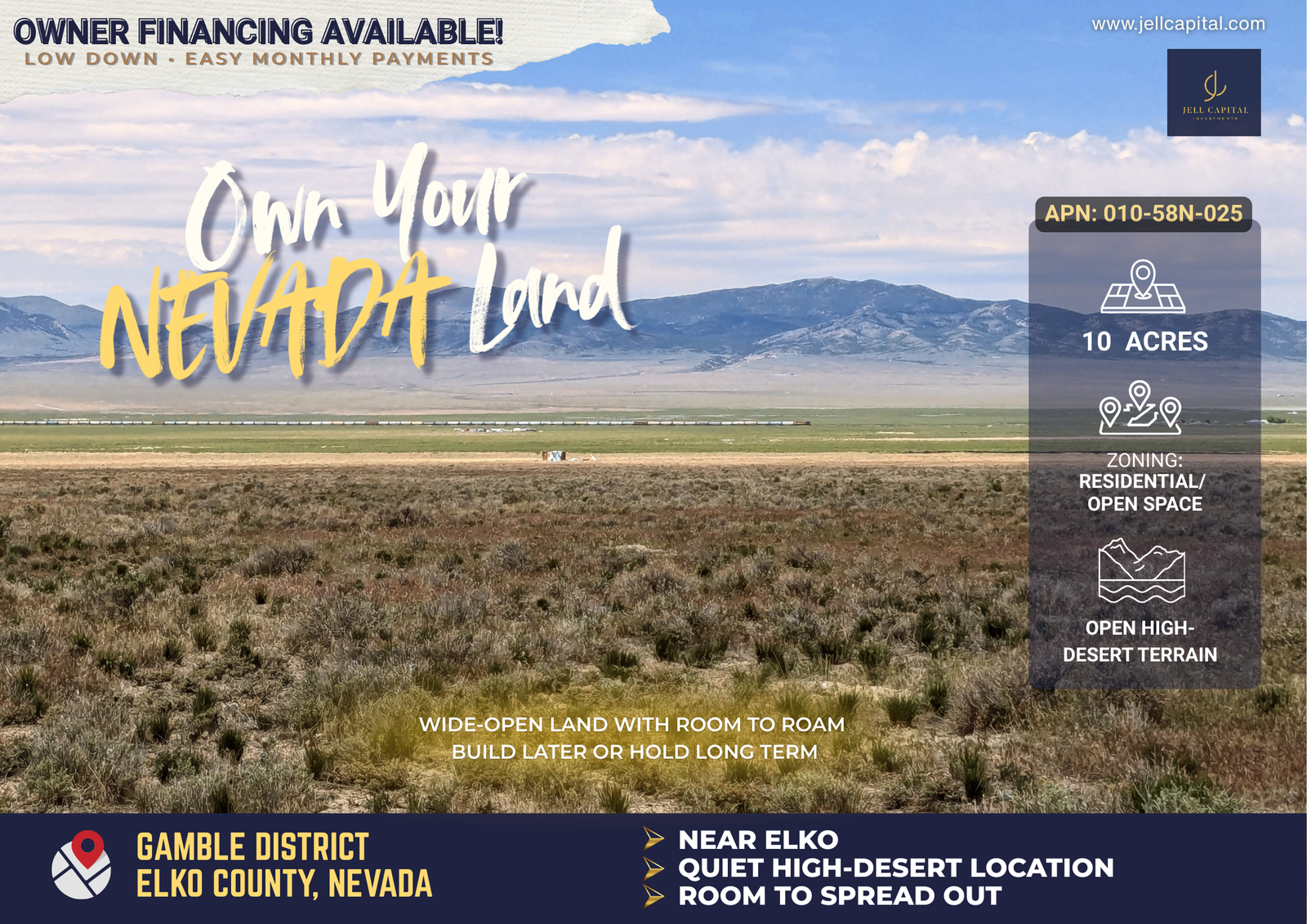 Peaceful 10 Acres in Northern Nevada – Simple Ownership