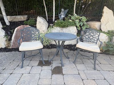Outdoor bistro table