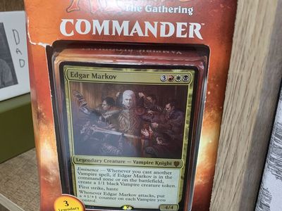 Magic The Gathering MTG Commander deck Vampiric Bloodlust Deck Edgar Markov Sealed Box
