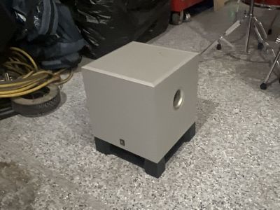 Yamaha YST-SW030 Powered Subwoofer - Silver