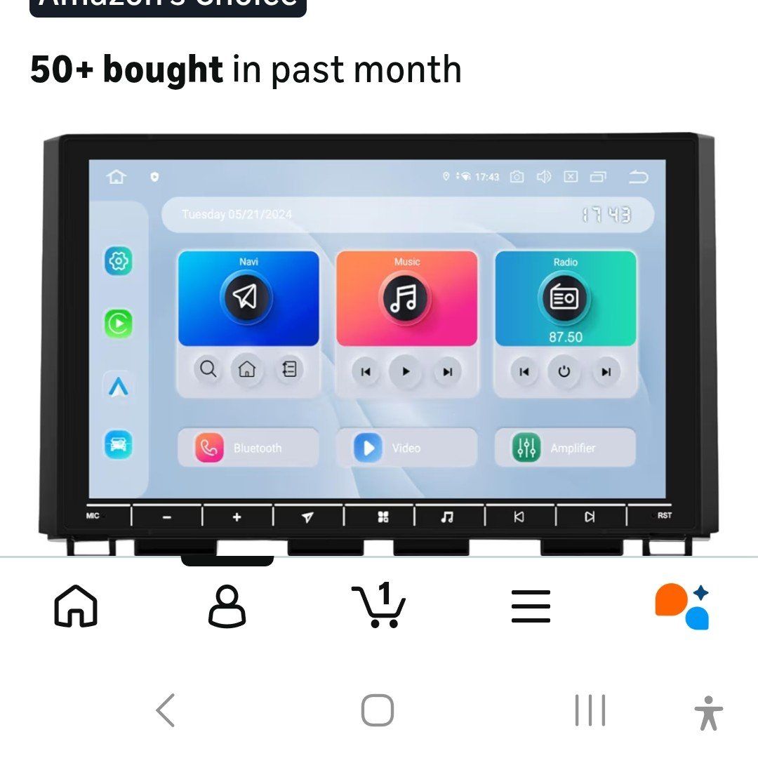 Dasaita Toyota Tundra head unit.