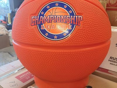 Vintage, little tikes basketball storage