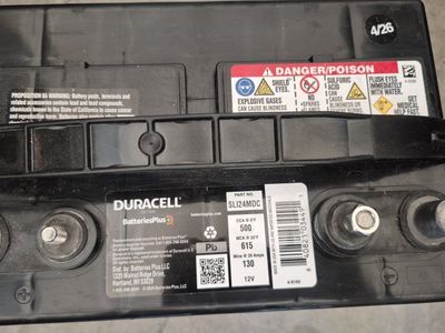 1 Duracell Marine 12v